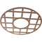 Ekena Millwork O'Neal Wood Fretwork Pierced Ceiling Medallion, Walnut, 38"OD x 13 3/4"ID x 3/8"T CMWP38X38X0375ONWA - alternate 2